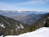 Panorama from Chamrousse ski station