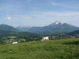 French Alpes, view near La Mure